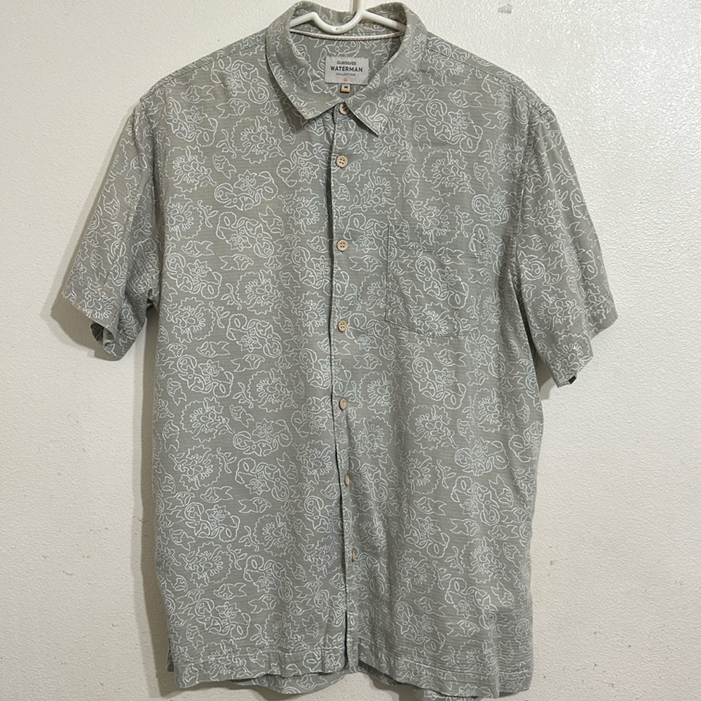 Quicksilver Waterman Aloha Shirt